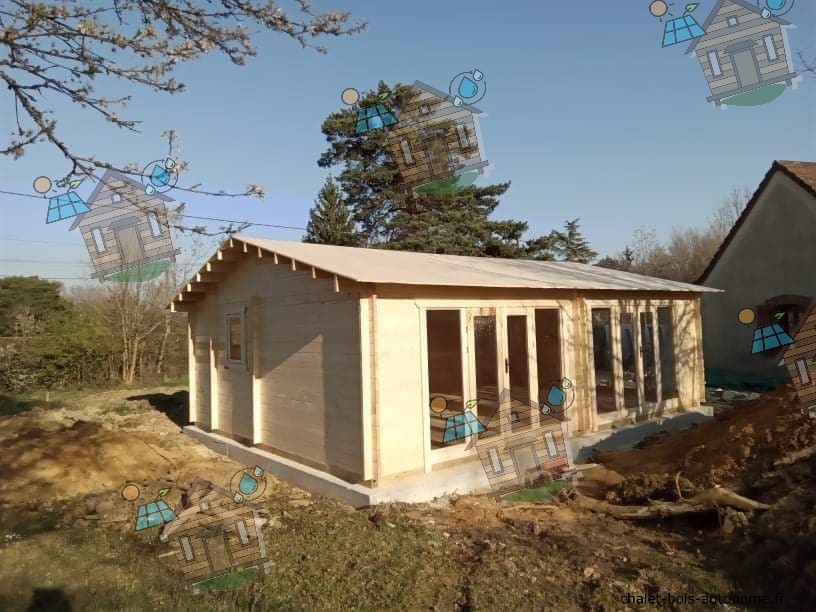 salle de sport en bois en kit