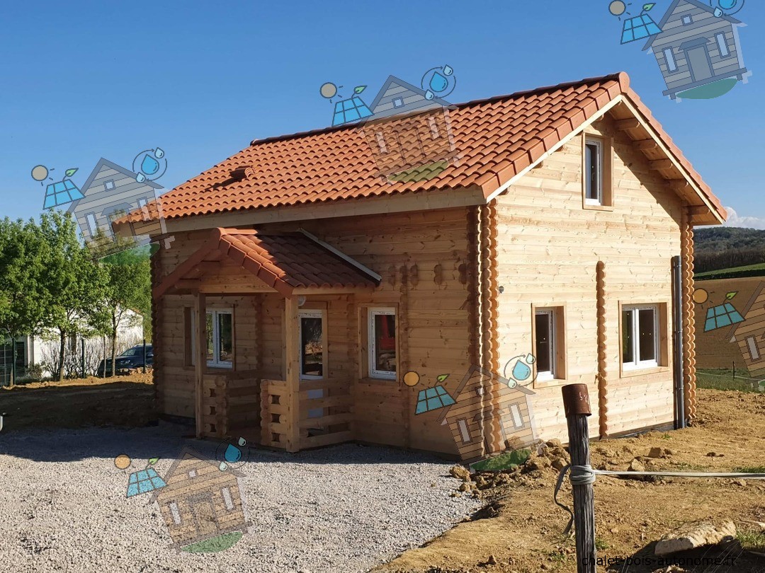 chalet habitable en bois en kit bretagne