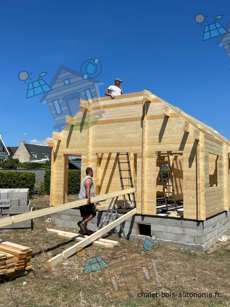 maison en bois autonome et ecolo