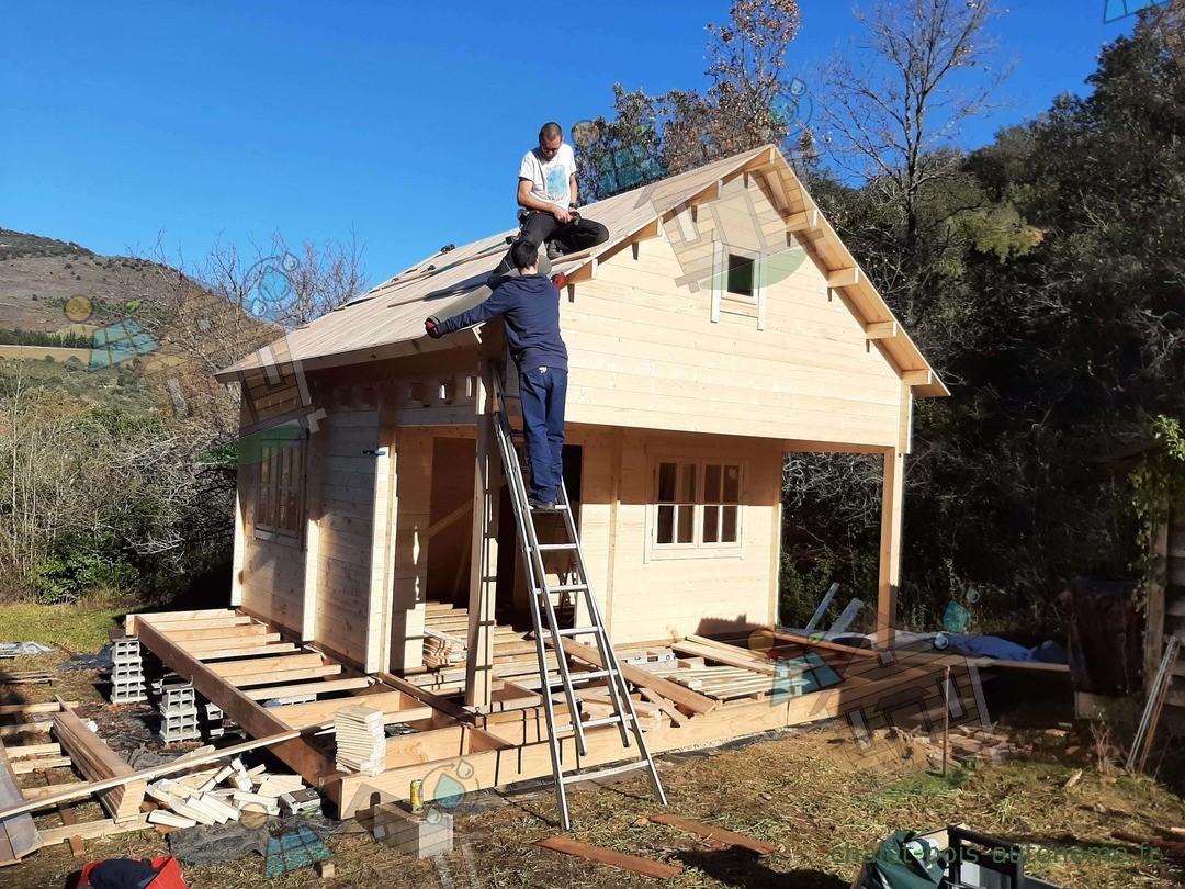 constructeur chalet bois dans le lot